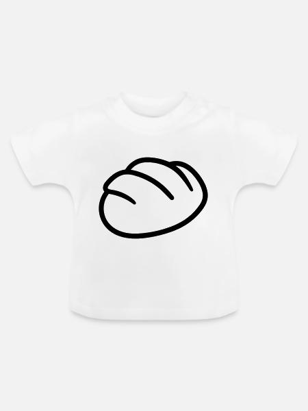 Zauberstab - Baby Bio-T-Shirt mit Rundhals - Weiß