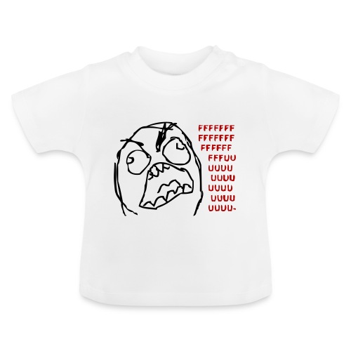 FFFFFFUUUUUUU - Baby Bio-T-Shirt mit Rundhals