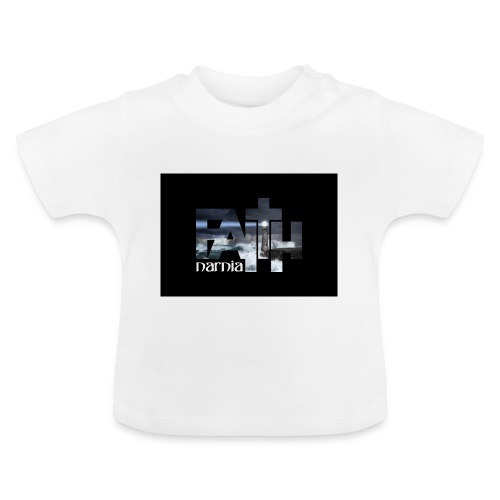 Narnia - Faith Mask - Black - Baby Organic T-Shirt with Round Neck