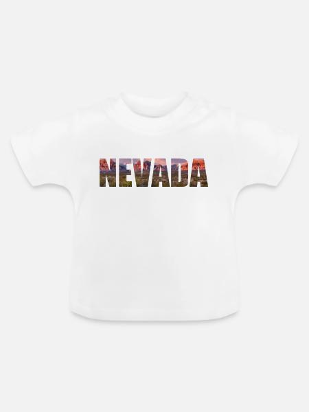 nevada - Baby Bio-T-Shirt mit Rundhals - Weiß