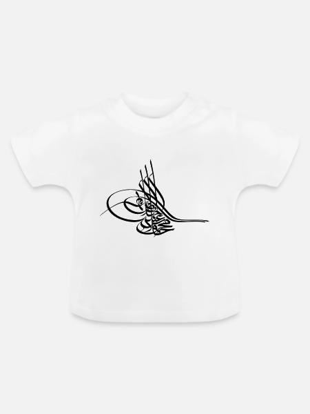 Osmanli Tugra - Baby Bio-T-Shirt mit Rundhals - Weiß