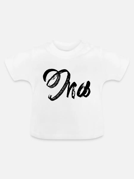 Ina - Baby Bio-T-Shirt mit Rundhals - Weiß