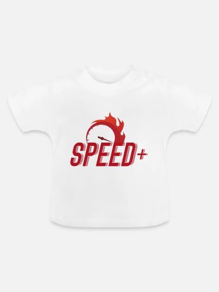 SPEED - Baby Bio-T-Shirt mit Rundhals - Weiß