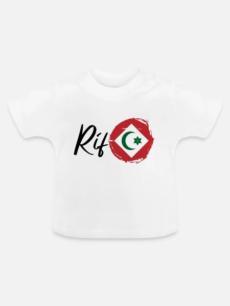 Rif - Baby Bio-T-Shirt mit Rundhals - Weiß
