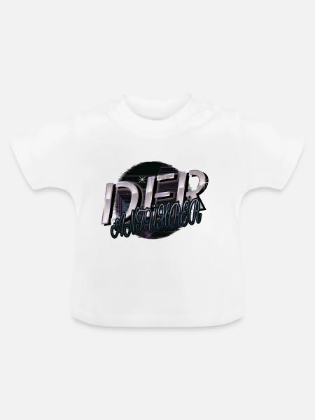 witzig geschenkidee weihnachten - Baby Bio-T-Shirt mit Rundhals - Weiß