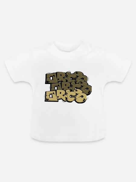 Orbs Crew - Baby Bio-T-Shirt mit Rundhals - Weiß