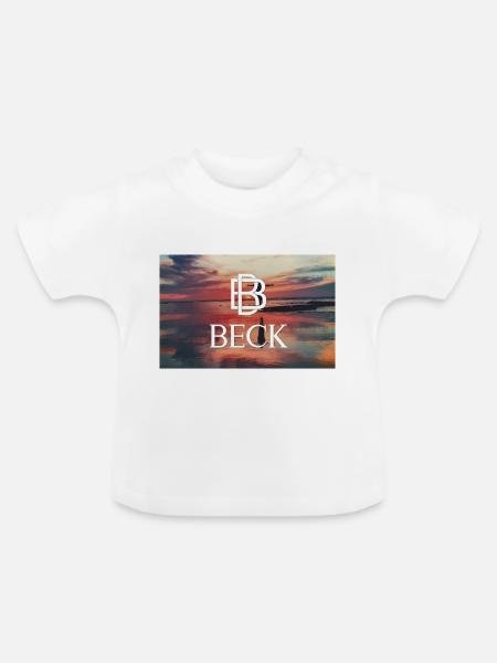 BECK Merch - Baby Bio-T-Shirt mit Rundhals - Weiß