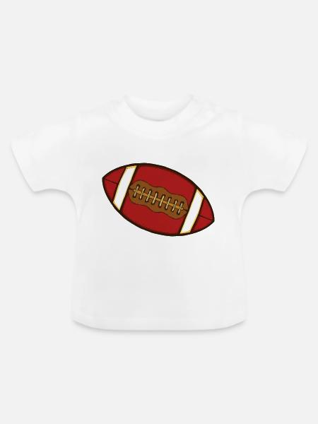 Ballsport - Baby Bio-T-Shirt mit Rundhals - Weiß