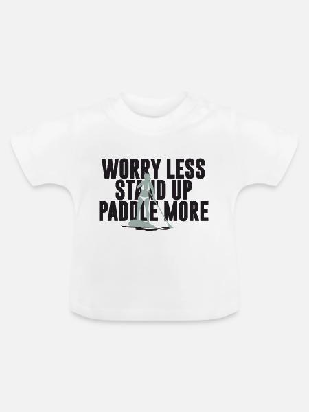 SUP - Baby Bio-T-Shirt mit Rundhals - Weiß