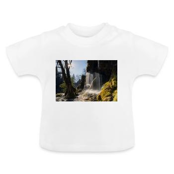 Veil Falls - Baby Organic T-Shirt with Round Neck - white - Front