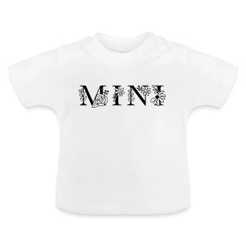 Kleiner Wirbelwind - Baby Bio-T-Shirt mit Rundhals - Weiß - Vorne