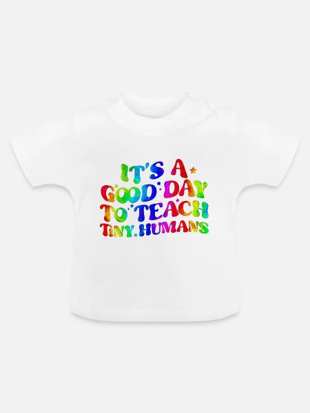 Lehramt Grundschule Lehramt Lehramt - Baby Bio-T-Shirt mit Rundhals - Weiß