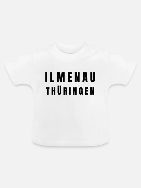 Ilmenau Thüringen - Baby Bio-T-Shirt mit Rundhals - Weiß