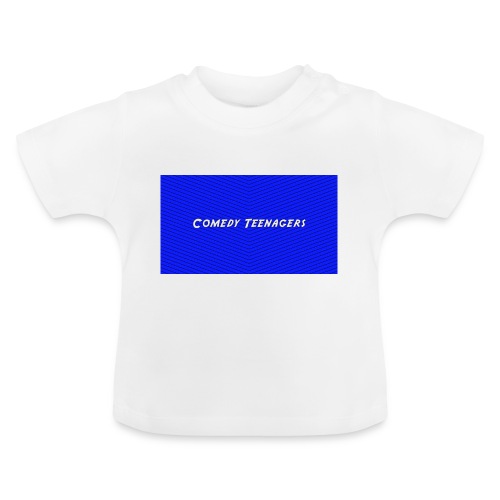 Dark Blue Comedy Teenagers T Shirt - Ekologisk T-shirt med rund hals baby