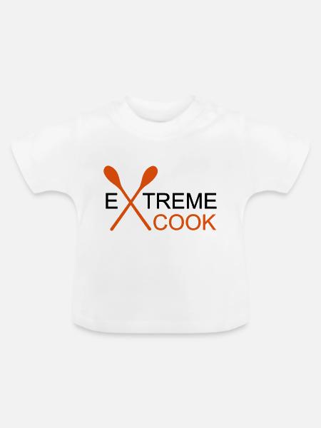 Cook - Baby Bio-T-Shirt mit Rundhals - Weiß