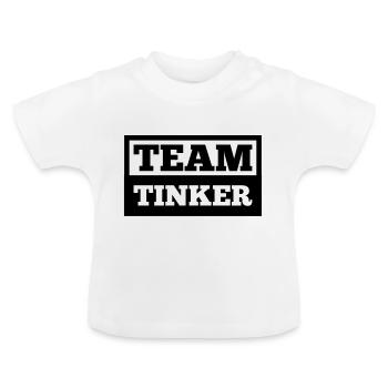 Team Tinker - Baby Organic T-Shirt with Round Neck - white - Front