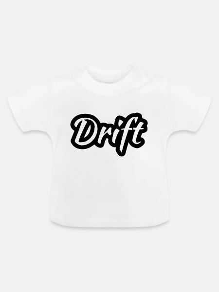 Drift - Baby Bio-T-Shirt mit Rundhals - Weiß
