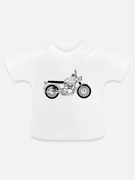 Bonnie - Baby Bio-T-Shirt mit Rundhals - Weiß