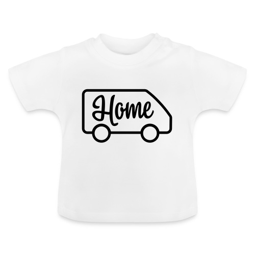 Home in a van - Autonaut.com - Baby Organic T-Shirt with Round Neck