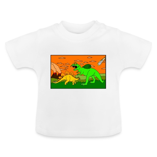 Schneckosaurier von dodocomics - Baby Bio-T-Shirt mit Rundhals