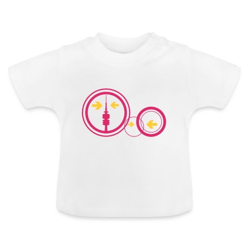 Freifunk München Mesh-Logo - Baby Bio-T-Shirt mit Rundhals