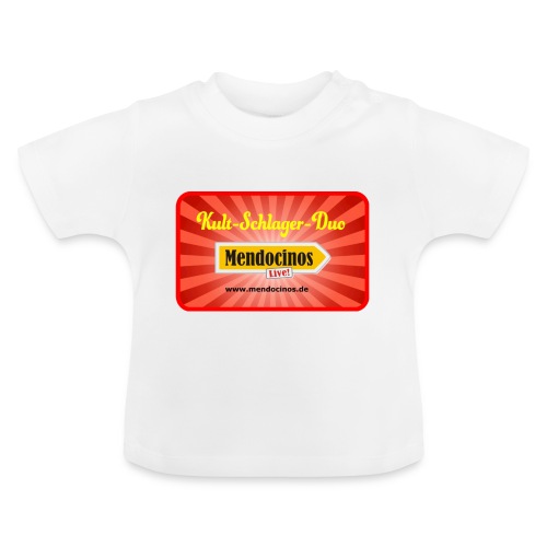 Kult-Schlager-Duo Mendocinos 2023 - Baby Bio-T-Shirt mit Rundhals