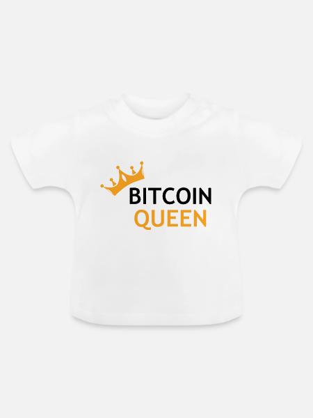 Crypto Bitcoin Trading - Baby Bio-T-Shirt mit Rundhals - Weiß