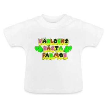 Beste Oma Oma Opa Opa Geburtstag Nana - Baby Bio-T-Shirt mit Rundhals - Weiß - Vorne