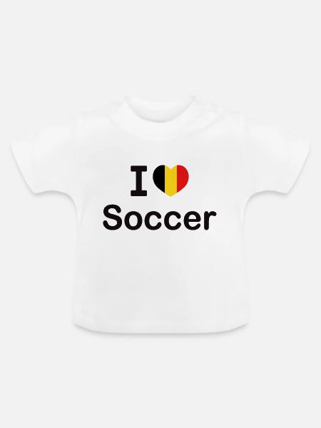 Ballsport - Baby Bio-T-Shirt mit Rundhals - Weiß