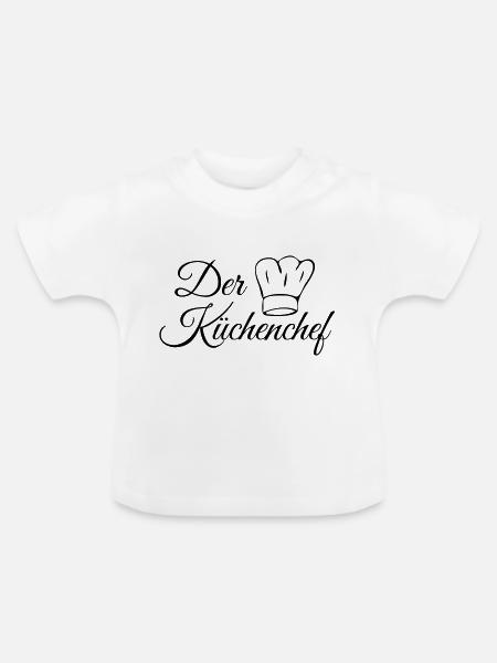 Der Küchenchef - Baby Bio-T-Shirt mit Rundhals - Weiß