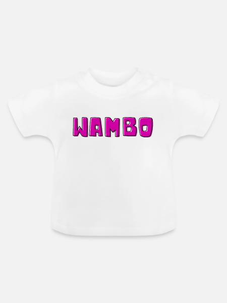 Wambo - Baby Bio-T-Shirt mit Rundhals - Weiß
