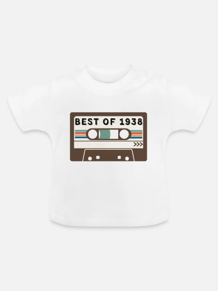 Das Beste von 1938 - Baby Bio-T-Shirt mit Rundhals - Weiß