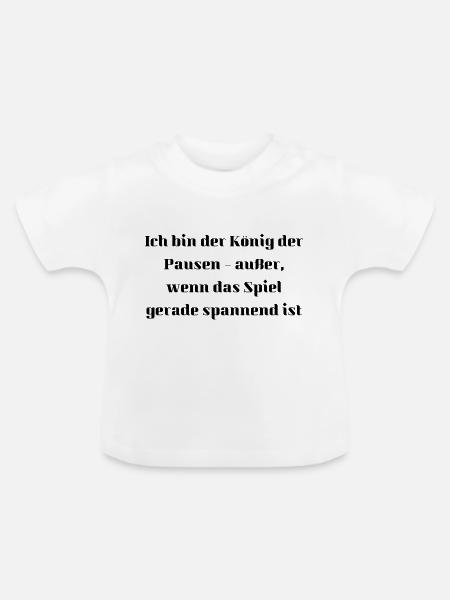 Typisch-Gamer - Baby Bio-T-Shirt mit Rundhals - Weiß