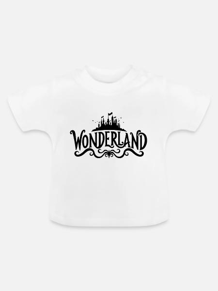 WUNDERLAND - Baby Bio-T-Shirt mit Rundhals - Weiß