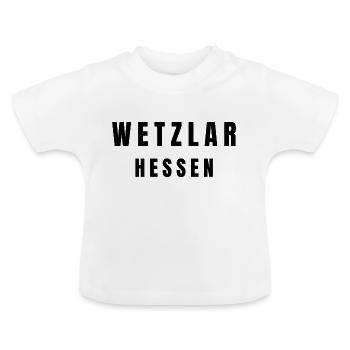 Wetzlar Hessen - Baby Bio-T-Shirt mit Rundhals - Weiß - Vorne