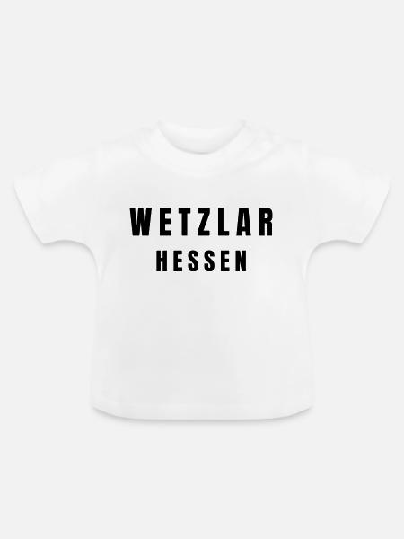 Wetzlar Hessen - Baby Bio-T-Shirt mit Rundhals - Weiß