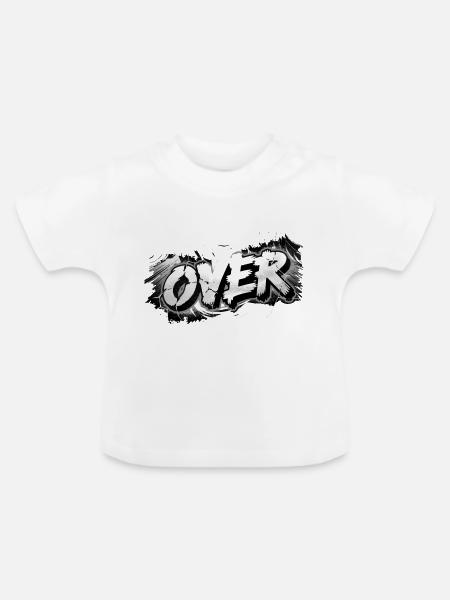 ÜBER - Baby Bio-T-Shirt mit Rundhals - Weiß