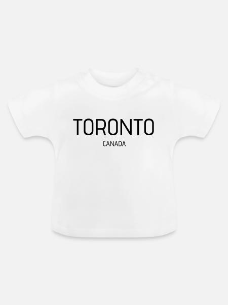 Toronto - Baby Bio-T-Shirt mit Rundhals - Weiß