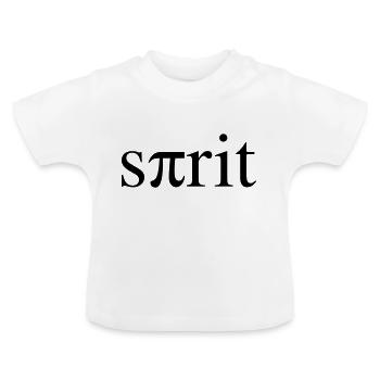 spirit - Baby Bio-T-Shirt mit Rundhals - Weiß - Vorne