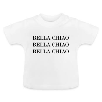 BELLA Ciao - Baby Bio-T-Shirt mit Rundhals - Weiß - Vorne
