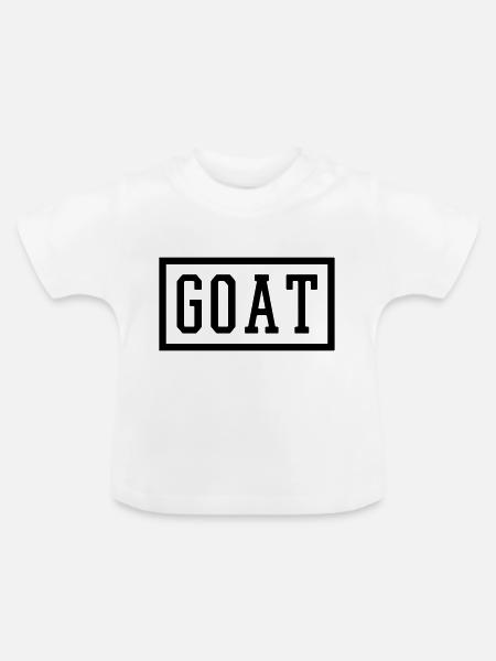 GOAT - Baby Bio-T-Shirt mit Rundhals - Weiß
