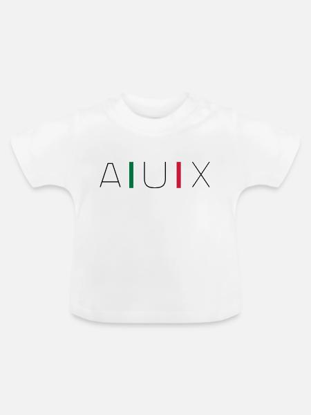 AUX Augsburg - Baby Bio-T-Shirt mit Rundhals - Weiß