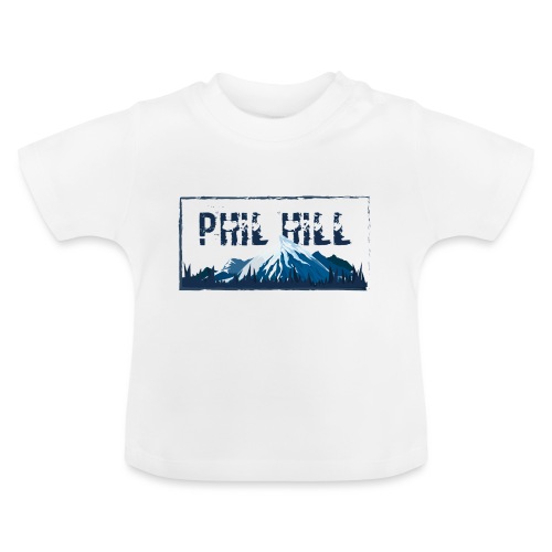 Phil Hill Mountain Sky Blue - Baby Bio-T-Shirt mit Rundhals