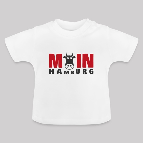 Speak kuhlisch -MOIN HAmbURG - Baby Bio-T-Shirt mit Rundhals