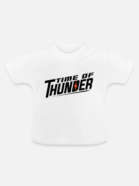 FLASH VARIATIONEN - Baby Bio-T-Shirt mit Rundhals - Weiß