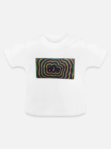Prid 80's - Baby Bio-T-Shirt mit Rundhals - Weiß