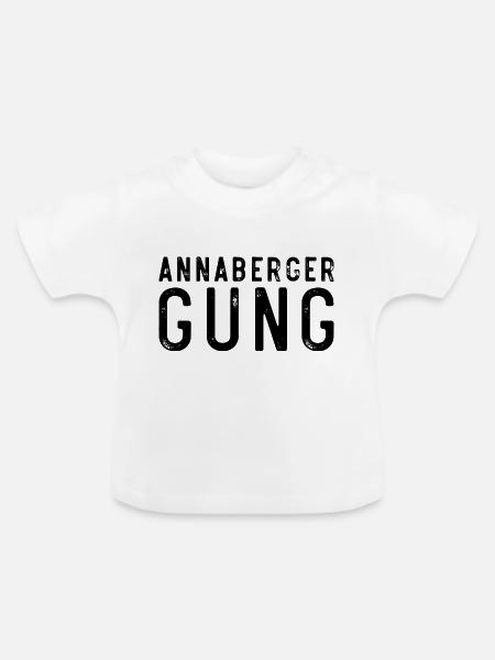 Annaberger Gung - Baby Bio-T-Shirt mit Rundhals - Weiß