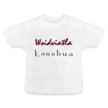 Waldviertler Lausbua - Baby Bio-T-Shirt mit Rundhals - Weiß - Vorne