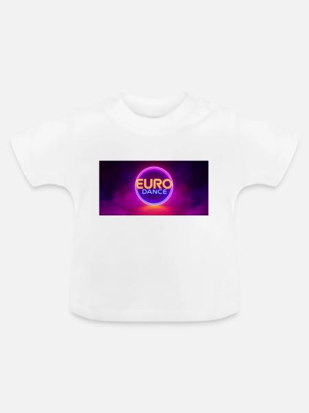 EURO Dance - Baby Bio-T-Shirt mit Rundhals - Weiß