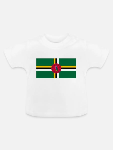 Dominica - Baby Bio-T-Shirt mit Rundhals - Weiß